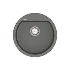 Мойка для кухни из исскуственого камня Vankor Tera  500х500х180 круглая Gray + сифон