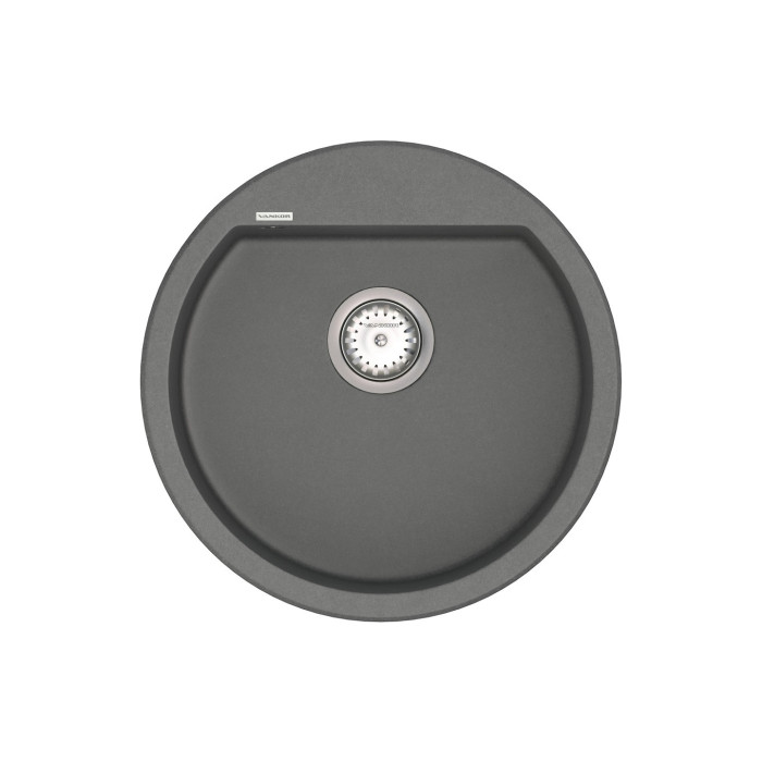 Мойка Vankor Tera  500х500х180 круг. Gray + сифон