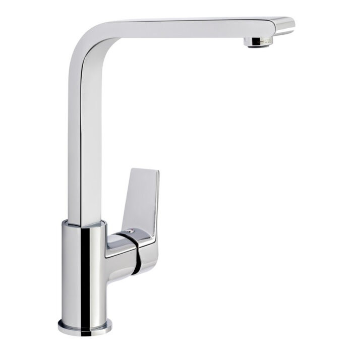 Смеситель для кухни хромированный с латуни Q-TAP Javornik 9014107F