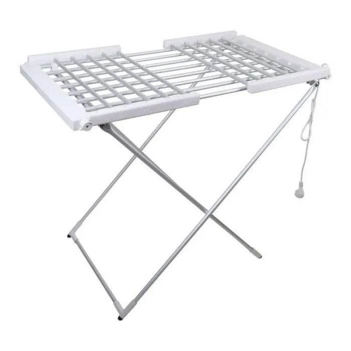 Сушарка для білизни электрична ZERIX Comfort 220вт, 220-240V разкладна серебро