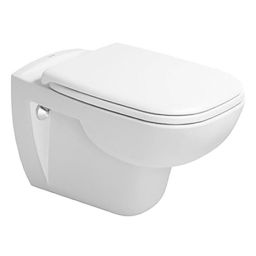Унітаз підвісний DURAVIT D-CODE Rimless 45700900A1 в комплекті з сидінням дюропласт Soft-close