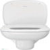 Унітаз підвісний DURAVIT D-CODE Rimless 45700900A1 в комплекті з сидінням дюропласт Soft-close