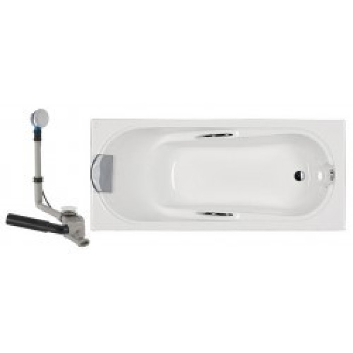 Ванна акрилова Kolo Comfort 150x75 пряма + сифон Geberit