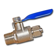 Кран шаровый для врезки в водопровод 1/4" под 1/4" РН  AQUAFILTER