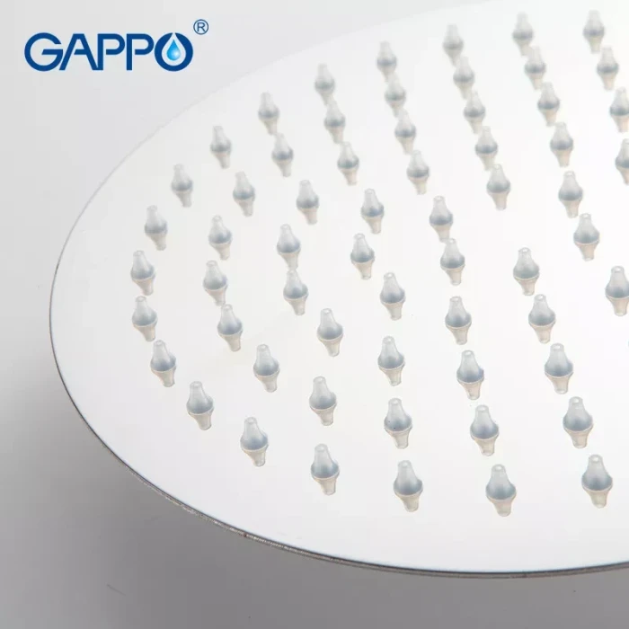 Тропічний душ GAPPO G29, Ø200 мм, нержавіюча сталь, хром