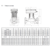 APM40-12F-250 SHIMGE цирк. фланц. 0,5 кВт Hmax 12м Qmax 400л/хв DN40 250мм + відповідн. флан {1}