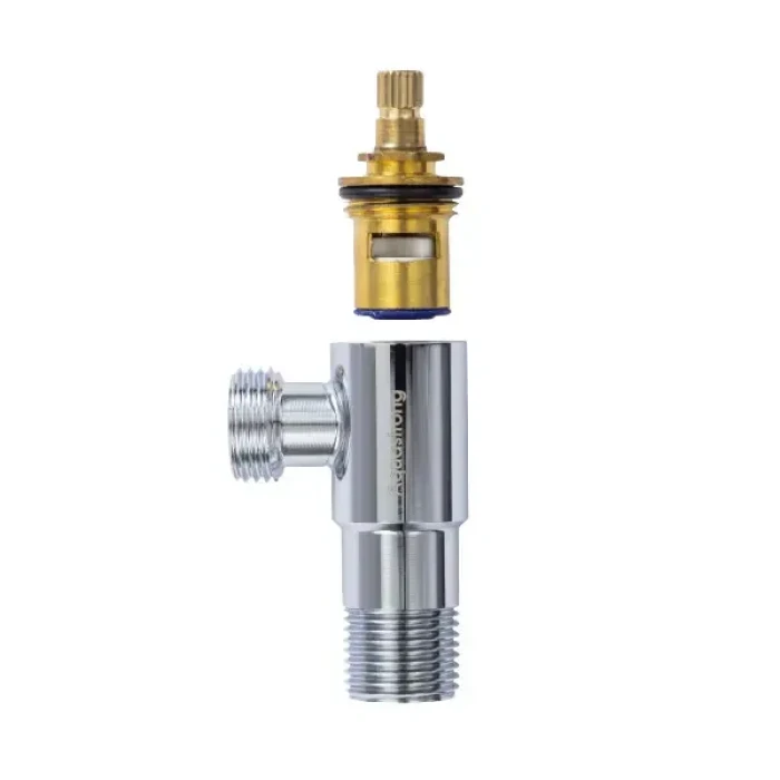 Кран угл. хром 1/2 х1/2  С 310  Aquastrong