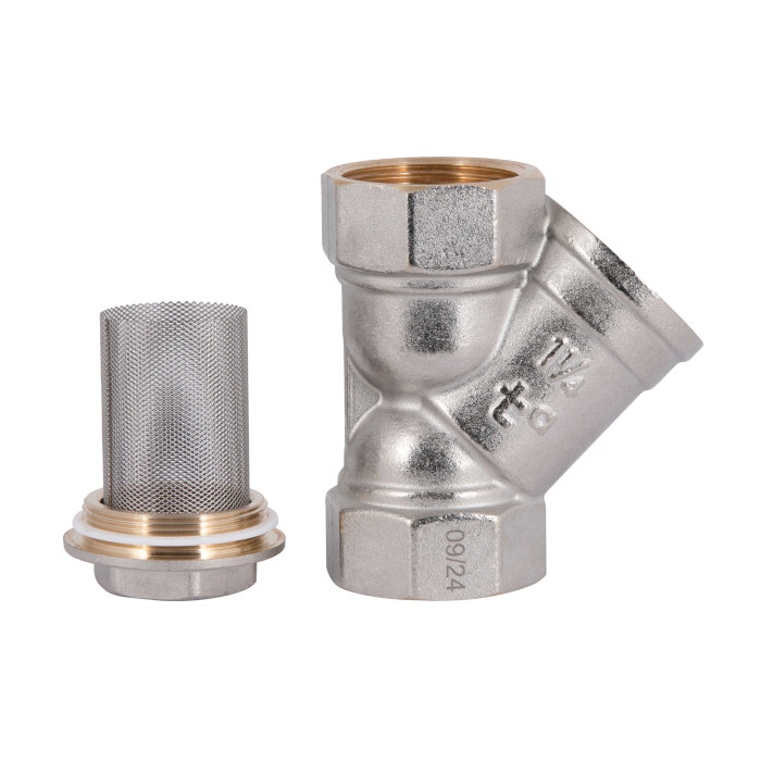 Фильтр грубой очистки Thermo Alliance Standart 1 1/4"ВВ никель для воды косой TAS124W32 Фильтр грубой очистки Thermo Alliance Standart 1 1/4"ВВ никель для воды косой TAS124W32