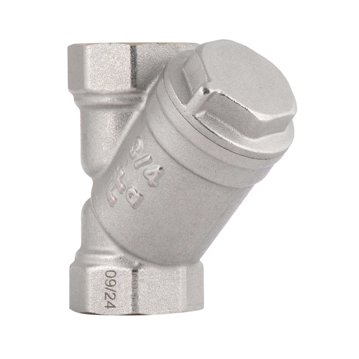 Фильтр грубой очистки Thermo Alliance Standart 3/4"ВВ никель для воды косой TAS124W20 Фильтр грубой очистки Thermo Alliance Standart 3/4"ВВ никель для воды косой TAS124W20