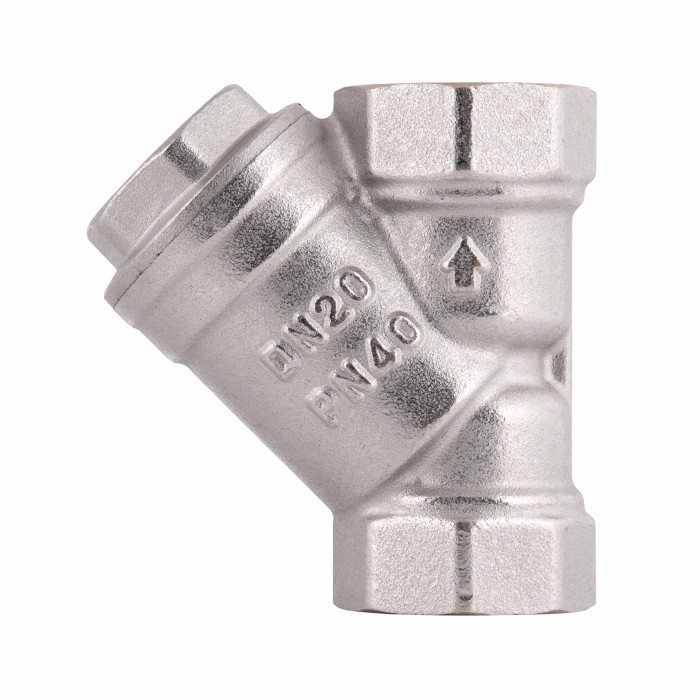 Фильтр грубой очистки Thermo Alliance Standart 3/4"ВВ никель для воды косой TAS124W20 Фильтр грубой очистки Thermo Alliance Standart 3/4"ВВ никель для воды косой TAS124W20