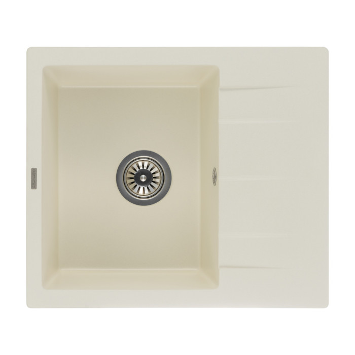 Мийка GRANADO MADRID Ivory 580x500x200 прямокутна  + сифон
