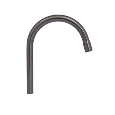 Излив Qtap (280х240х24) для смесителя для кухни с выдвижным изливом Vlasta New Gunmetal Black PVD QTVLA28024024GMB49671