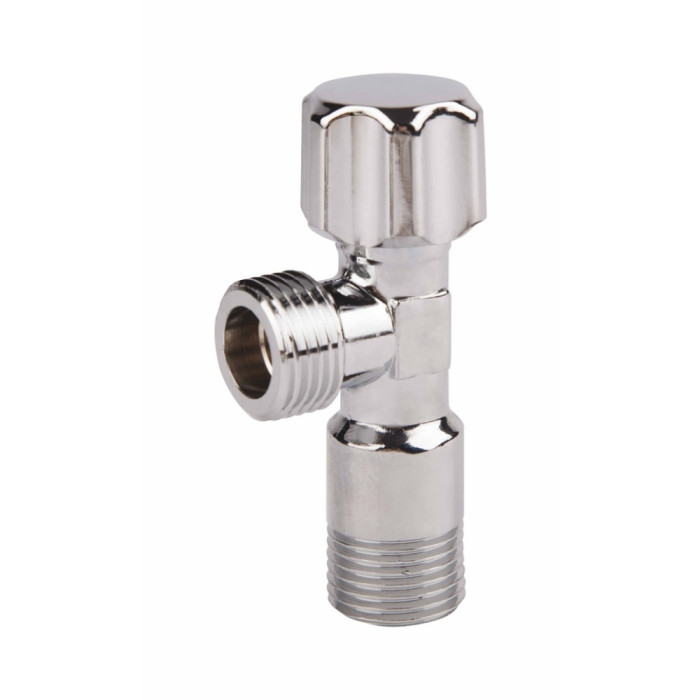 Кран угловой Thermo Alliance Standart (ручка шестигранник) с вент.буксой 1/2"Н х 1/2"Н SF3441515