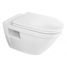 Унітаз підвісний RJ FORTUNA RJ3101 Rimless slow-closing дюропластове сидіння з металевими кріпленнями