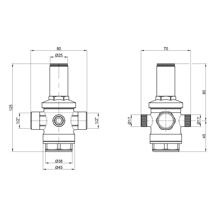 Редуктор Icma 1/2" №246