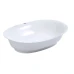 Умывальник накладной овал 550х390х140 MIXXUS PREMIUM ELLIPSE-0103 керамічний