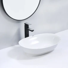 Умывальник накладной овальный 550х390х140 MIXXUS PREMIUM ELLIPSE-0103 керамический