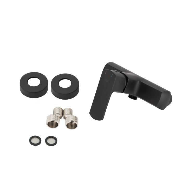 Смеситель для душа Qtap Lipno QTLIPNO4023101CB Black Matt Смеситель для душа Qtap Lipno QTLIPNO4023101CB Black Matt