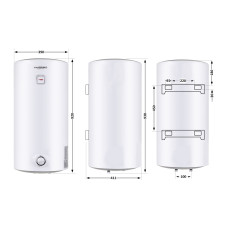 Водонагрівач електричний Thermo Alliance 80 л SLIM вертикальний, мокрий ТЕН 1,5 кВт D80V15Q2