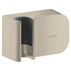 AXOR ONE шлангове з`єднання з тримачем для душу, Fixit Porter, колір шліфованний нікель