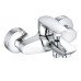 Смеситель для ванны  с коротким гусаком KLUDI Pure&Solid 100, хром (346810575)