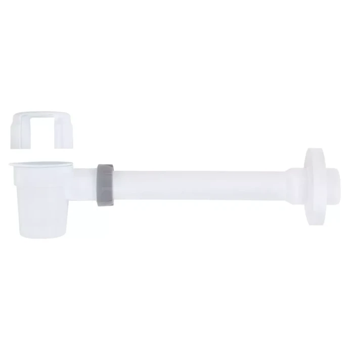 S1014 сифон для кондиціонеру*котла, сух. затвор, трубка 40/32*200 {60}