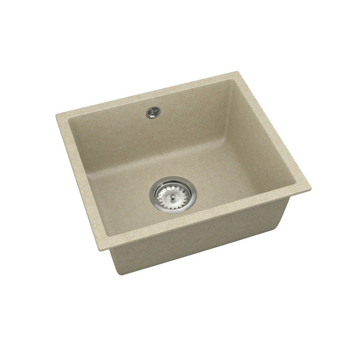 Мойка Vankor Orman 440х380х190 квадр. Beige + сифон