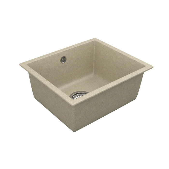 Мойка Vankor Orman 440х380х190 квадр. Beige + сифон