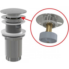 A392C донний клапан 1 1/4" з переливом Chrome Alca