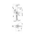 Смеситель для раковины Lidz Sofi 001F (k35) LDSOF001FCRM22006 Chrome