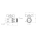 Кран шаровой "Американка" SD Plus 1" ВН прямой SD220NW25PN40