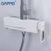 Душова система GAPPO G2417-8, вилив - перемикач на лійку, білий/хром
