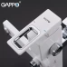 Душова система GAPPO G2417-8, вилив - перемикач на лійку, білий/хром