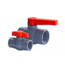 Кран шаровый полиэтиленовый 1" внутренний Украина