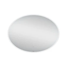 Зеркало настенное овальное 780х580 Q-TAP Virgo LED кнопка, димер
