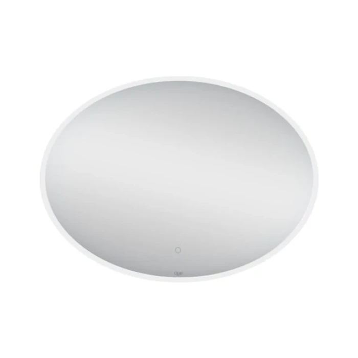 Зеркало настенное овальное 780х580 Q-TAP Virgo LED кнопка, димер