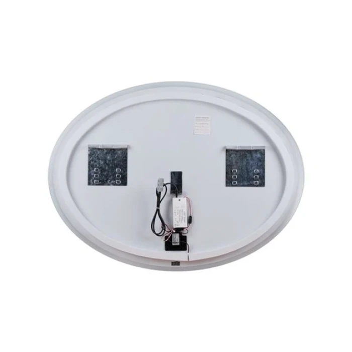 Зеркало настенное овальное 780х580 Q-TAP Virgo LED кнопка, димер