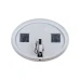 Зеркало настенное овальное 780х580 Q-TAP Virgo LED кнопка, димер