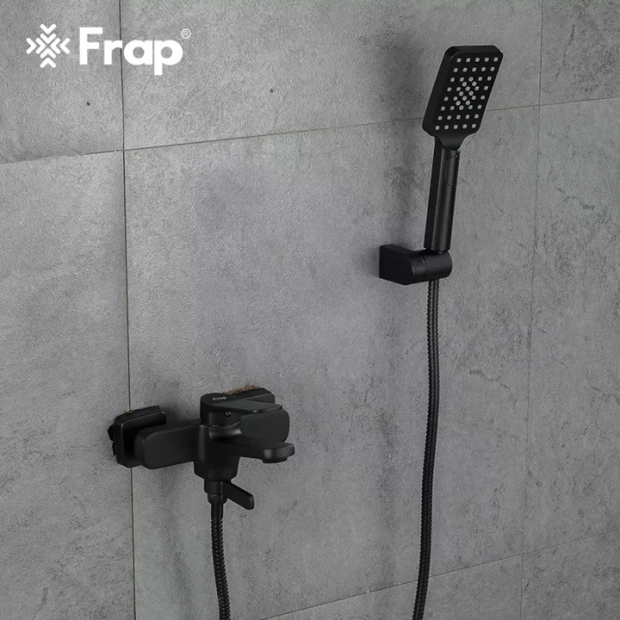 Змішувач для ванни Frap F3262, чорний