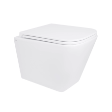 Унитаз подвесной Q-TAP Tern Ultra Quiet с дюропластовым сиденьем  soft-close/Quick relase White