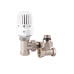 Комплект термостатичний SD Forte 1/2" для радіатора кутовий SF256W15