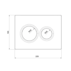 Инсталляция KOLLER POOL DUNE 1200SL с подвесным унитазом Round Rimless, дюропластовым сиденьем slim soft-clous и хромированной круглой кнопкой Air KP112-001+RN0490RQ3+KP230