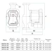 Насос циркуляційний SHIMGE APM 25-4-130, Qmax=2,5м³